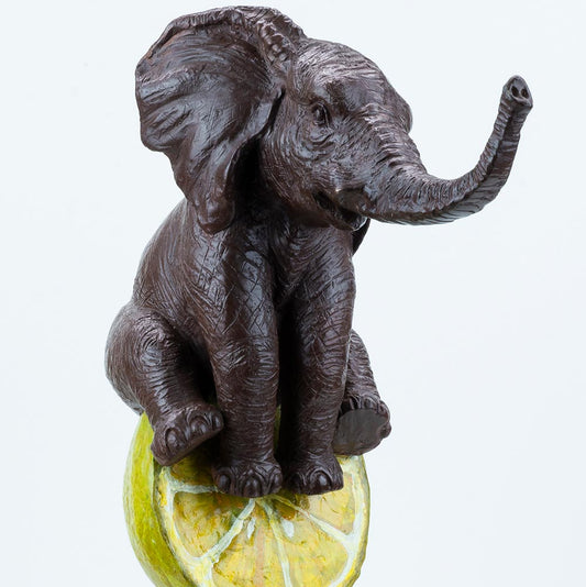 Gillie and Marc, Elephants Love Lemons, Bronze Sculpture #15/25
