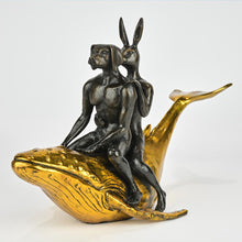 Load image into Gallery viewer, Gillie and Marc, They were the Whale Riders, Bronze sculpture #9/100
