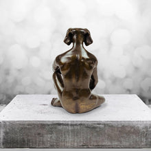Load image into Gallery viewer, Gillie and Marc, Dogman grew a Pear, Bronze with gold Patina- Limited Edition #17 /25 sculpture