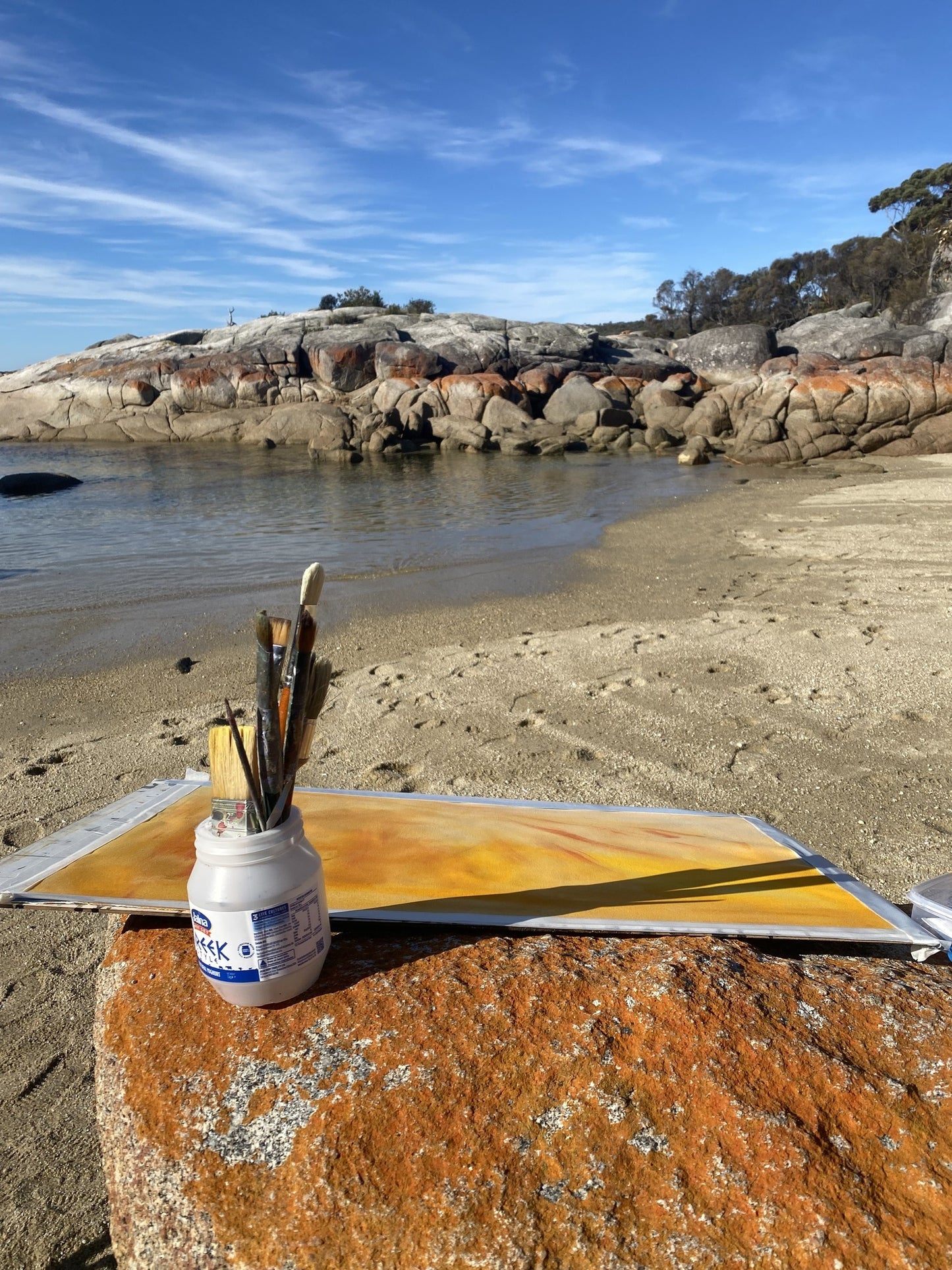 Netta Thompson, Bay of fires, Acrylic on Canvas