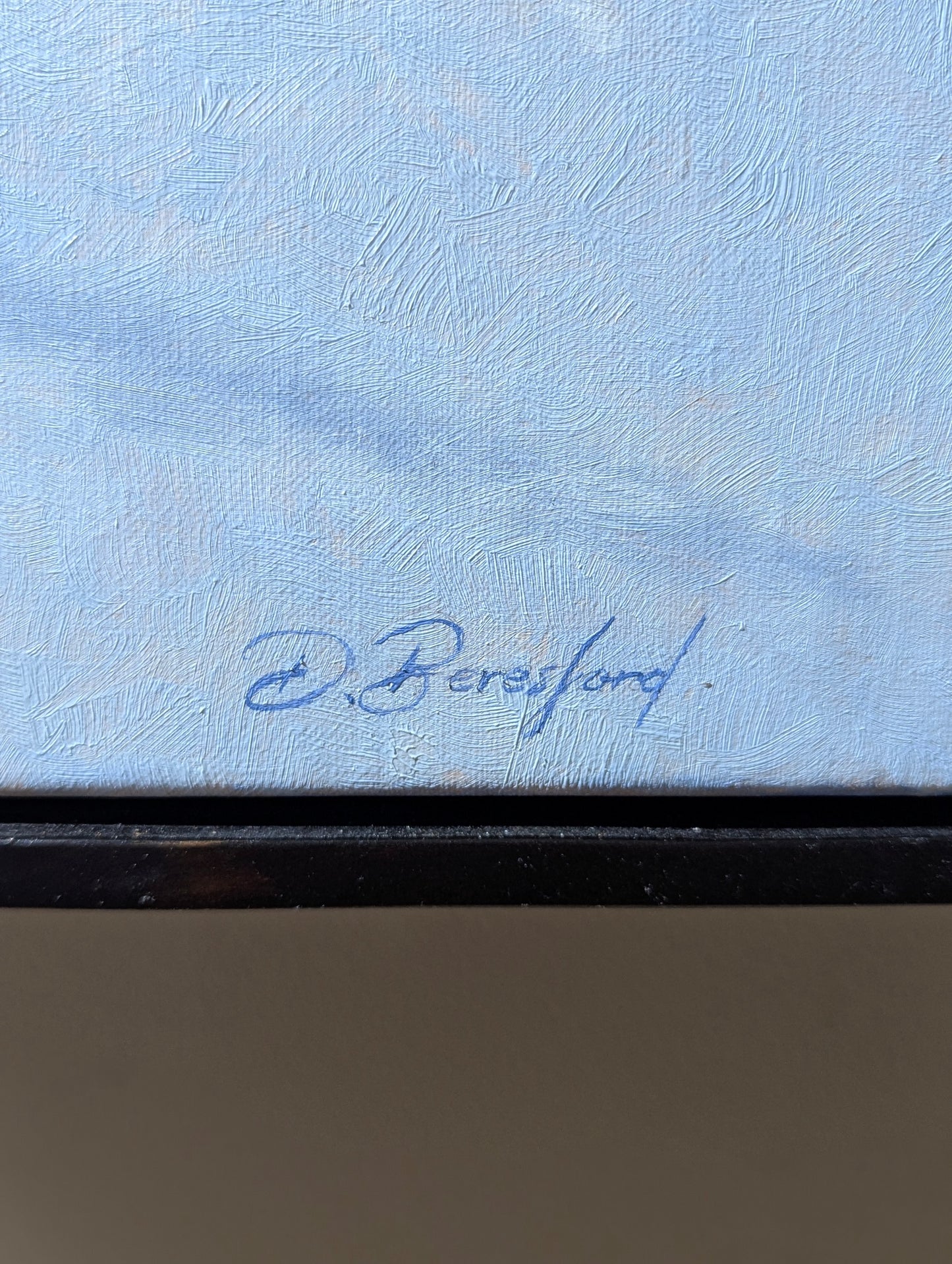 Daniel Beresford, Winters Warmth, Oil on Canvas