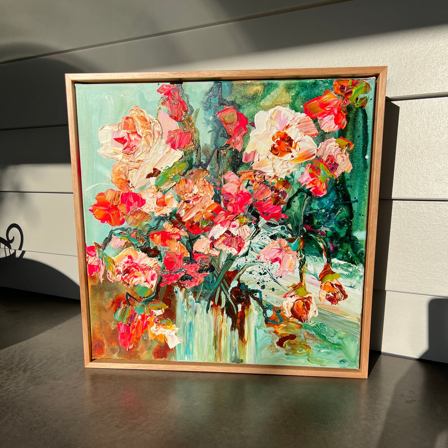 Kerry Bruce, May Flowers, Acrylic on Canvas