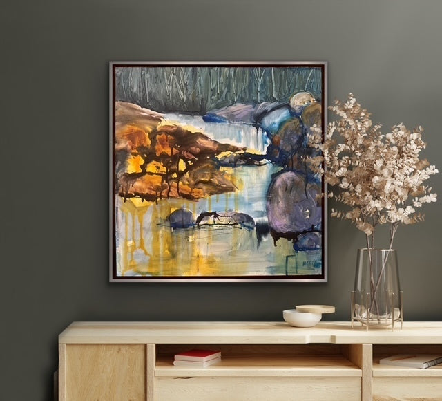 Netta Thompson, Forget All Else, Mixed Media on Canvas