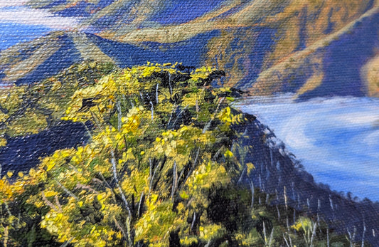 Daniel Beresford, Gibraltar Ranges, Oil on Canvas