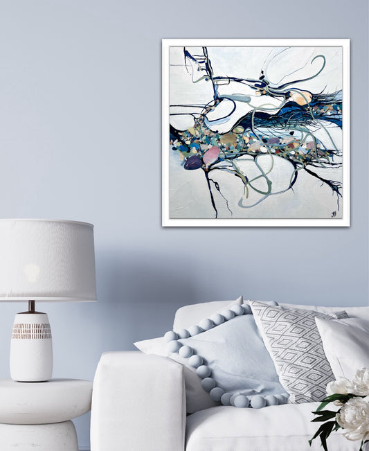 Alisa Beak, Surrendered, Oil & Mixed Medium on Canvas