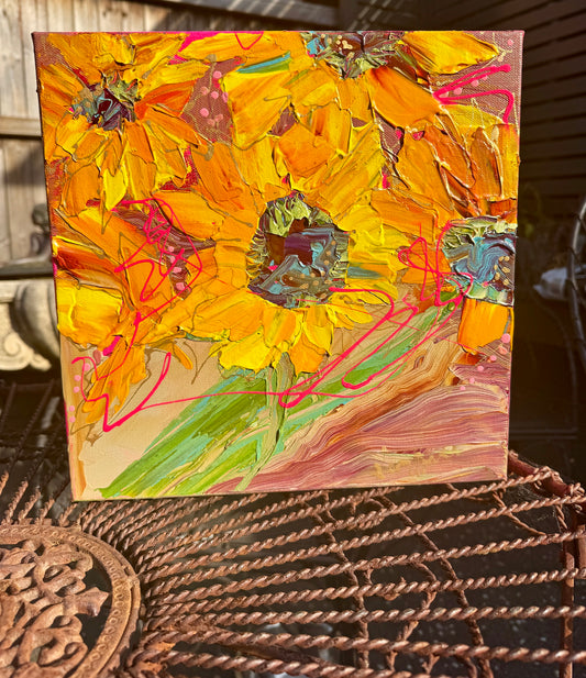 Kerry Bruce, Sunshine, Acrylic on Canvas