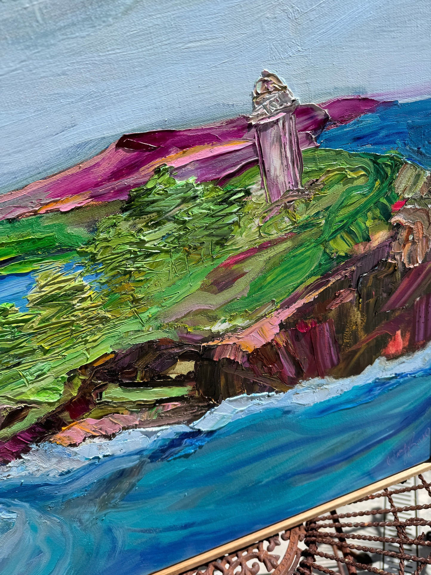 Kerry Bruce, Kiama Coast, Oil on Canvas
