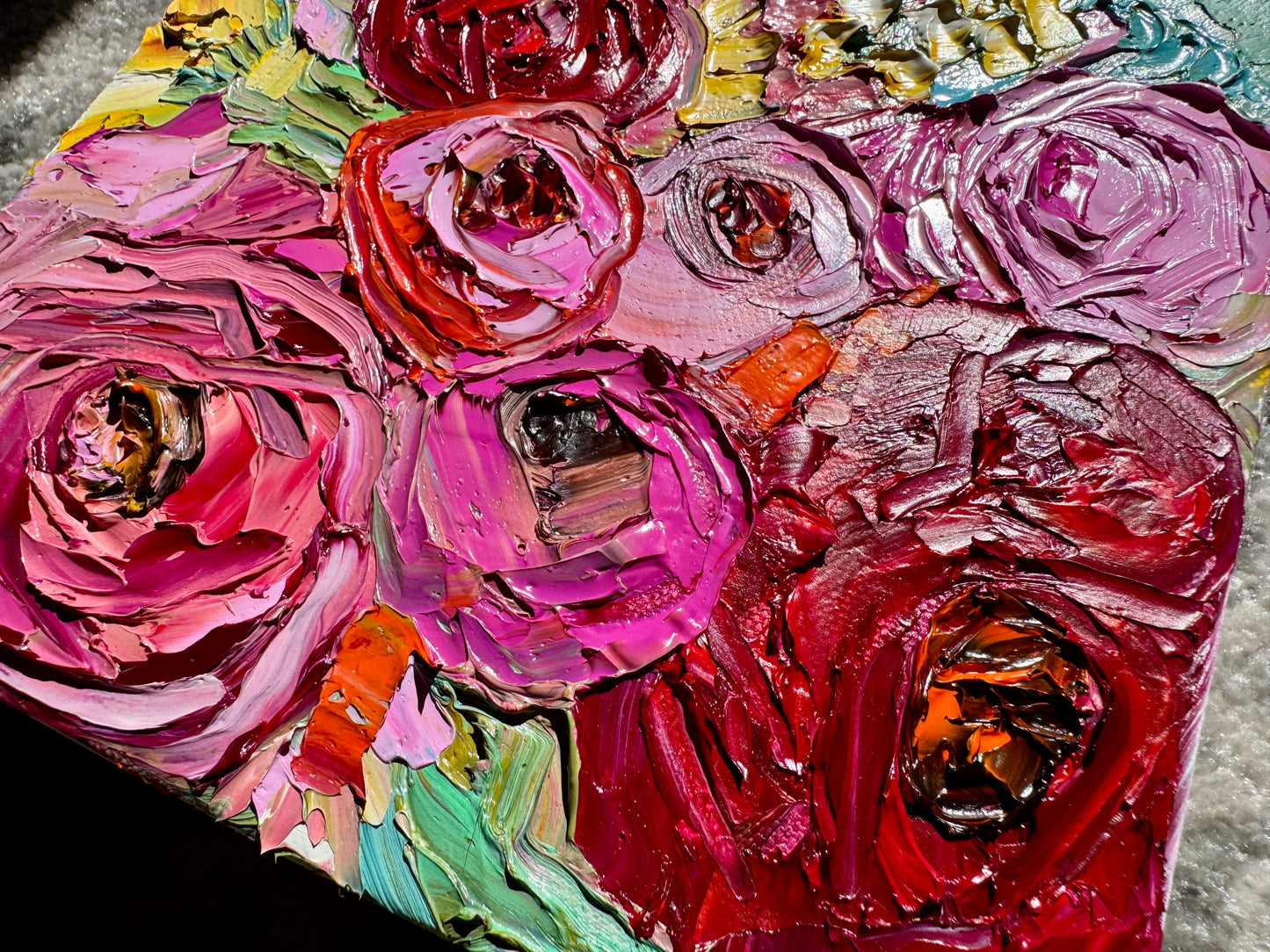 Kerry Bruce, May Flowers, Oil on Canvas
