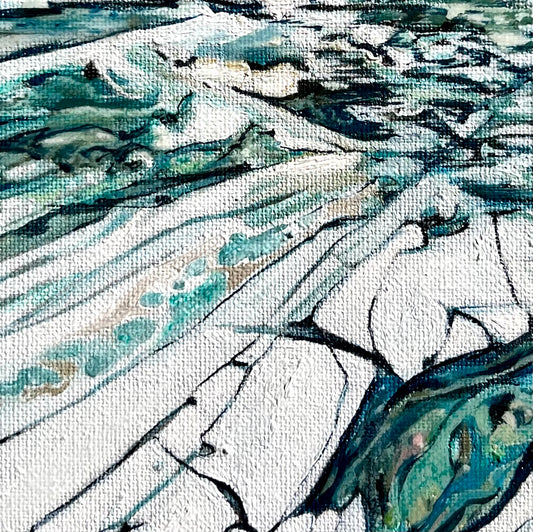 Alisa Beak, Breaking Glow, Oil on linen