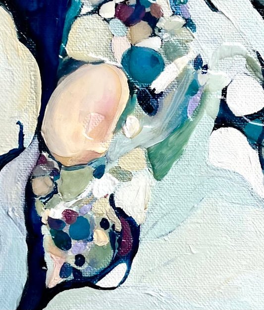 Alisa Beak, Tidal Dance No 1, Oil Painting on Linen