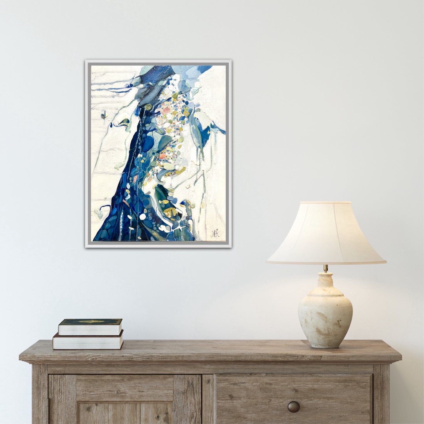 Alisa Beak, Changing Tide, Oil & Mixed Medium on Canvas