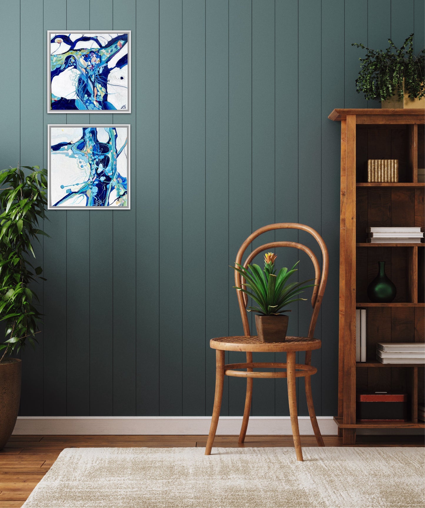 Alisa Beak, Tidal Waters No.2, Oil & Mixed Medium on Canvas