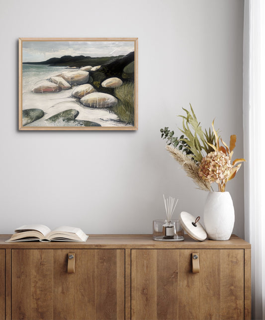 Alisa Beak, Morning Solitude, Mixed Media on Canvas