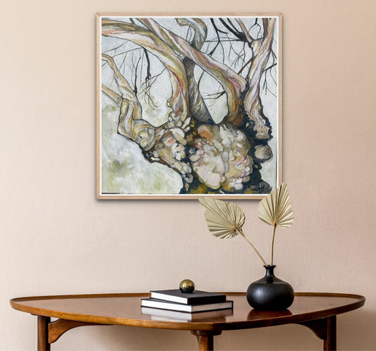 Alisa Beak,The Lyrical Distorted, Mixed Media on Canvas