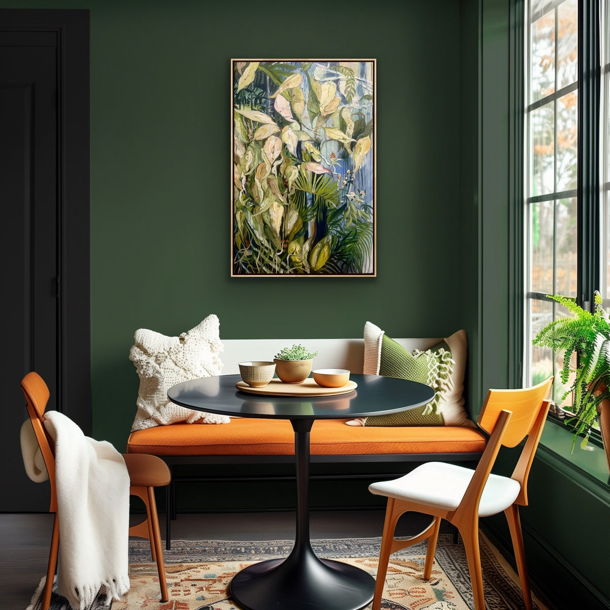 Alisa Beak, Hidden Garden, Mixed Media on Canvas