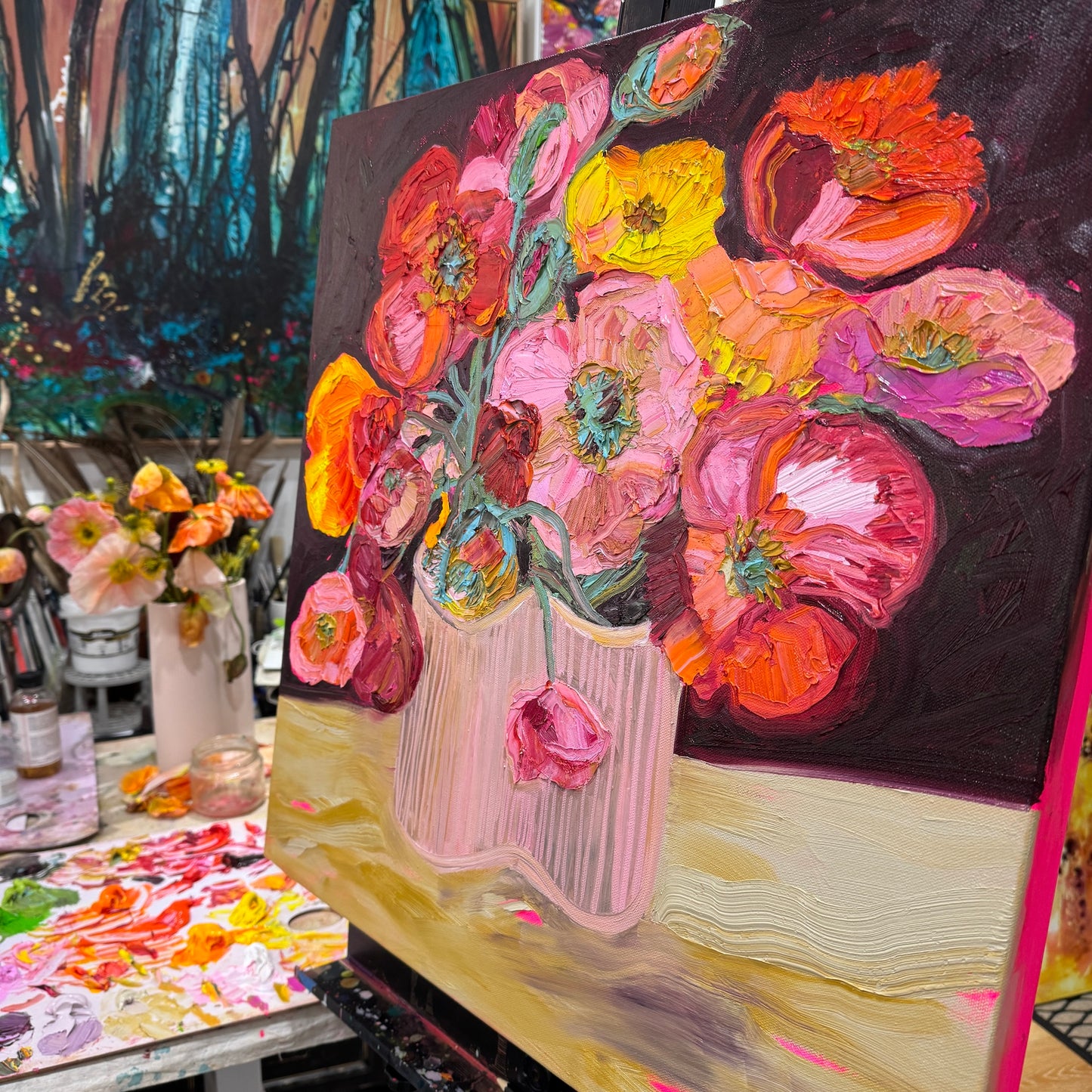 Kerry Bruce, J'Adore, Oil on Canvas