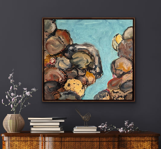 Netta Thompson, If I were a Gull, Mixed Media on Canvas