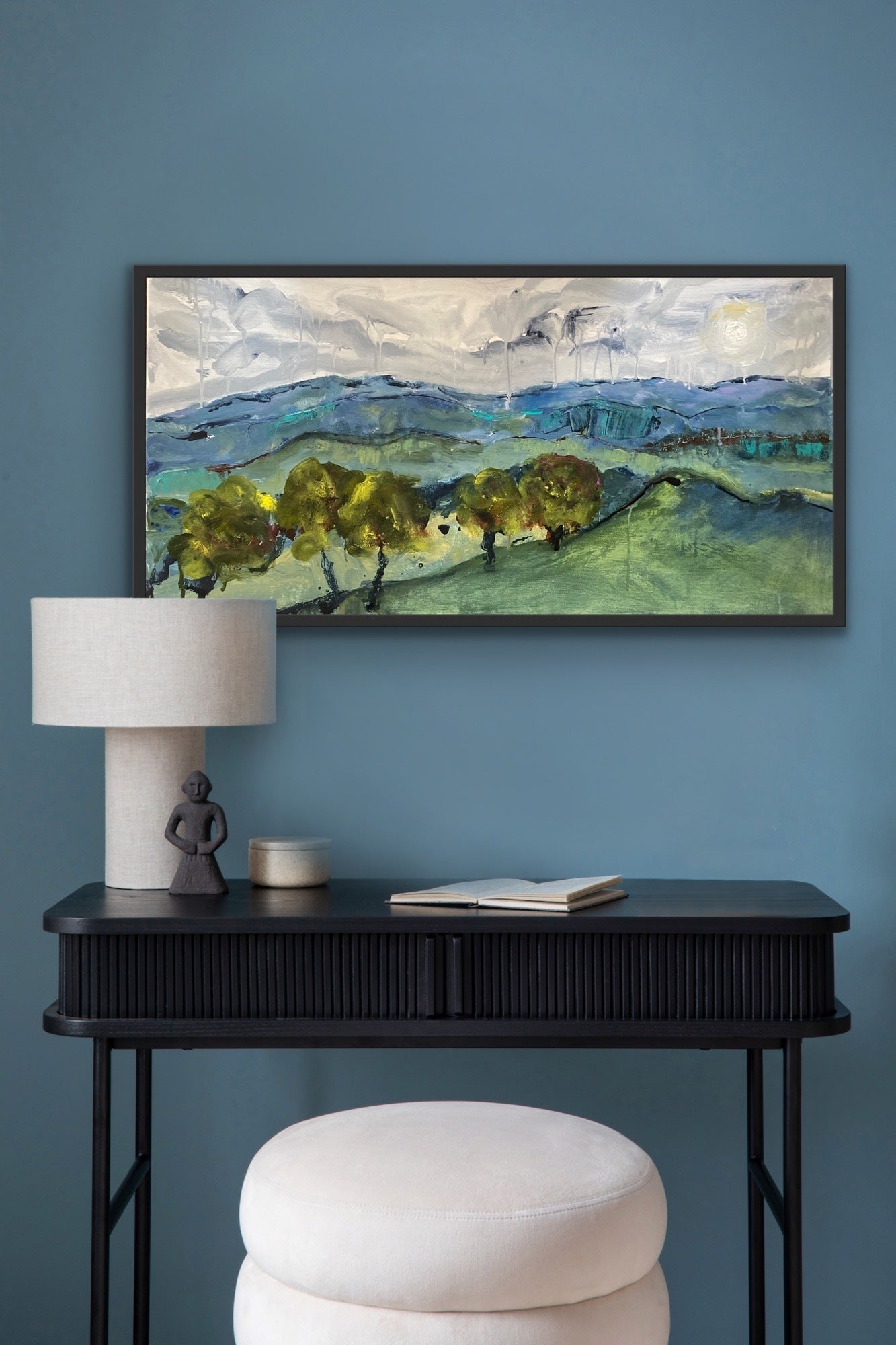 Netta Thompson, Just over the Hill, Acrylic on Canvas
