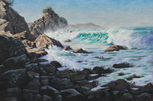 Load image into Gallery viewer, Daniel Beresford, Light Breaks the Surf, Oil on Canvas Panel