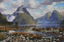 Load image into Gallery viewer, Daniel Beresford, Milford Sound, Oil on Canvas Panel