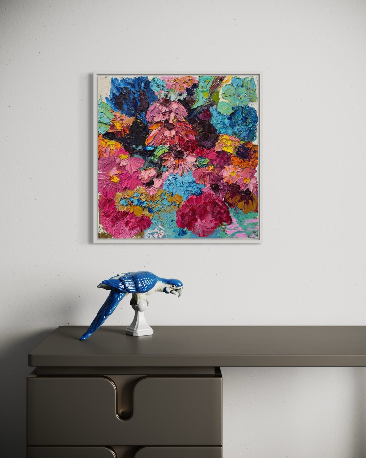 Kerry Bruce, Petal Power, Oil on Canvas