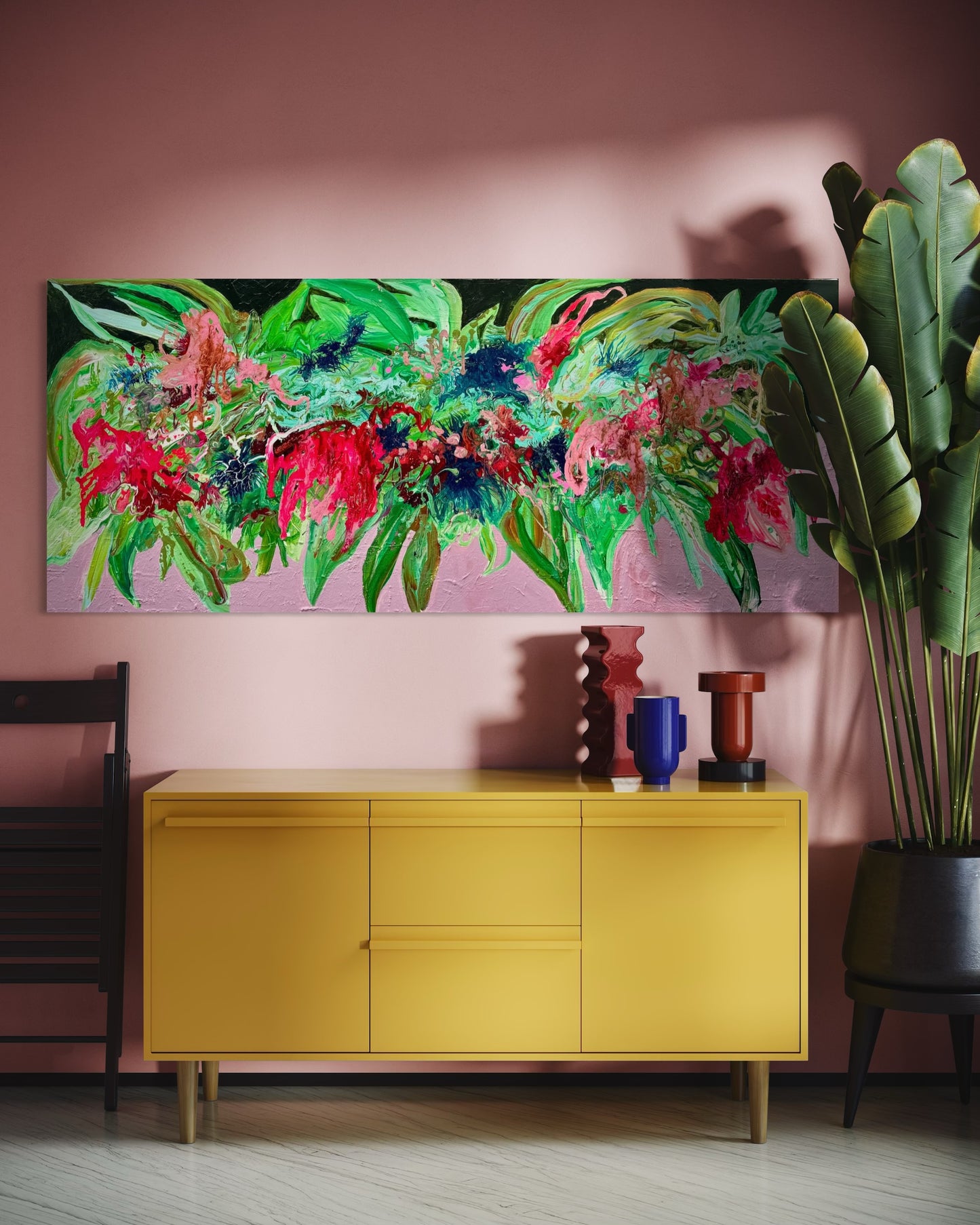 Kerry Bruce, Lush, Acrylic on Canvas