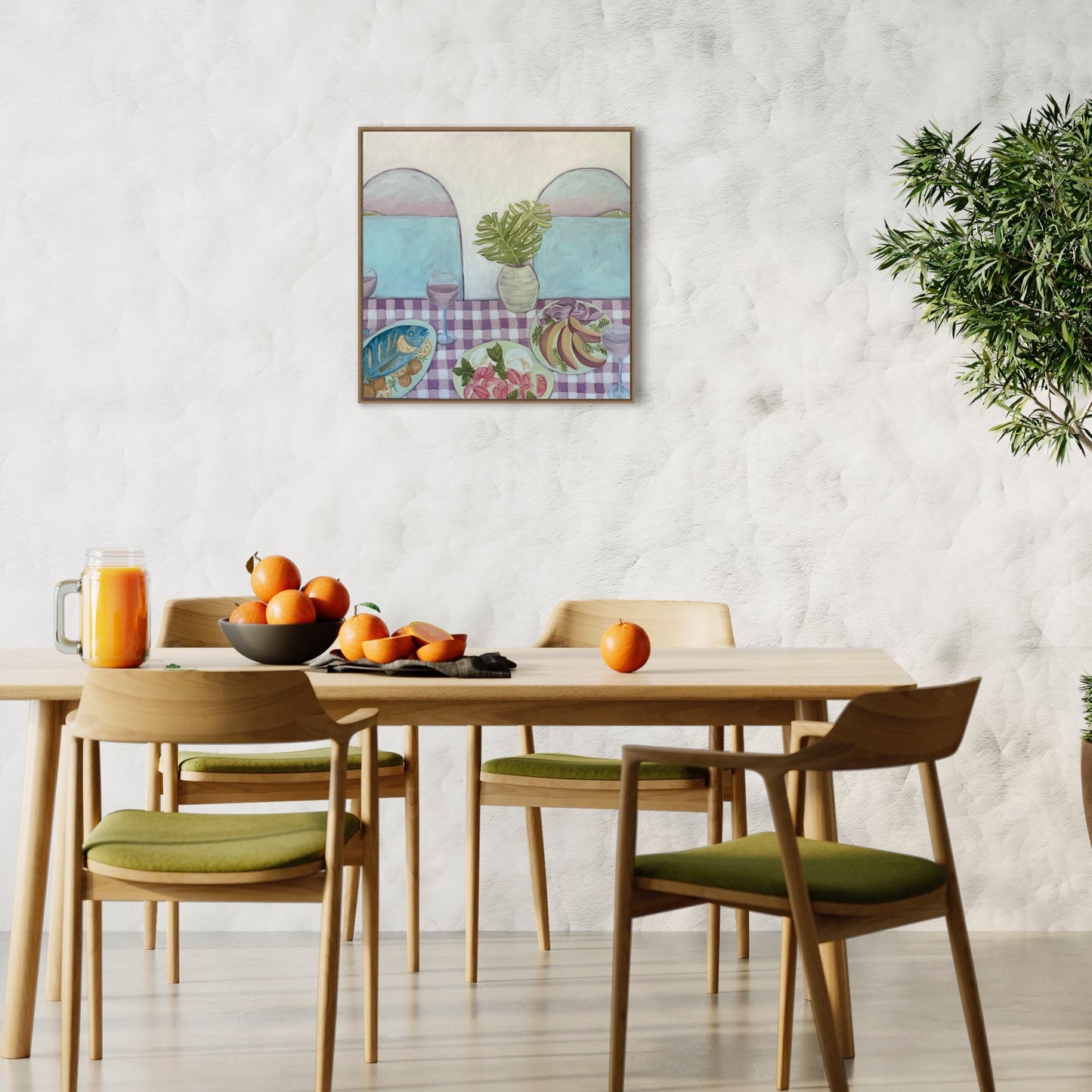 Carmel McCarney, The Long Lunch, Acrylic on Canvas