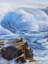 Load image into Gallery viewer, Daniel Beresford, Where the Ocean Breaks, Oil on Canvas Panel