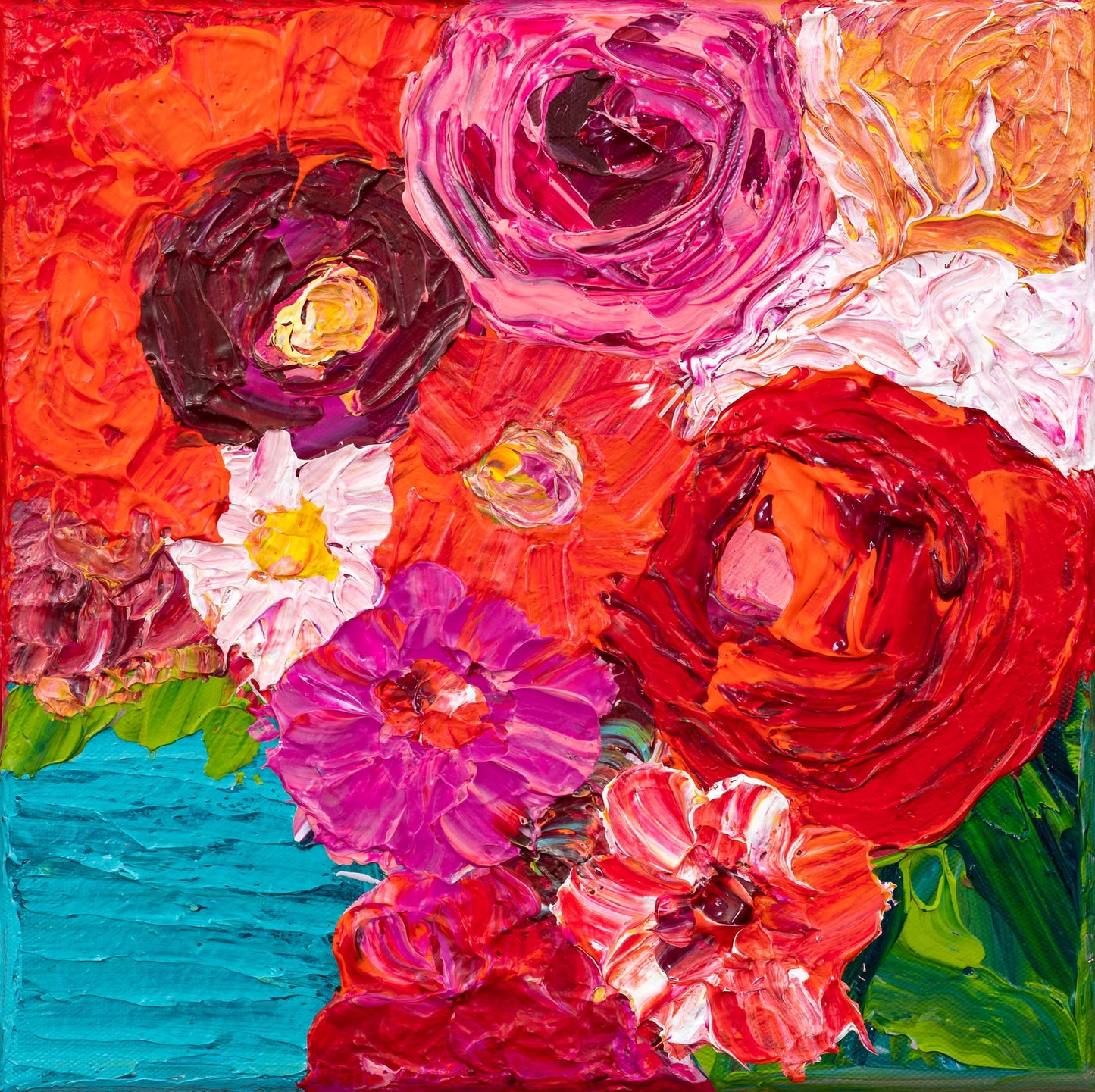 Kerry Bruce, Blue Bliss, Acrylic on Canvas