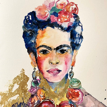 Kerry Bruce, Frida, Acrylic on Archival Art Paper