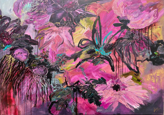 Kerry Bruce, Dreaming at Dusk, Acrylic on Canvas