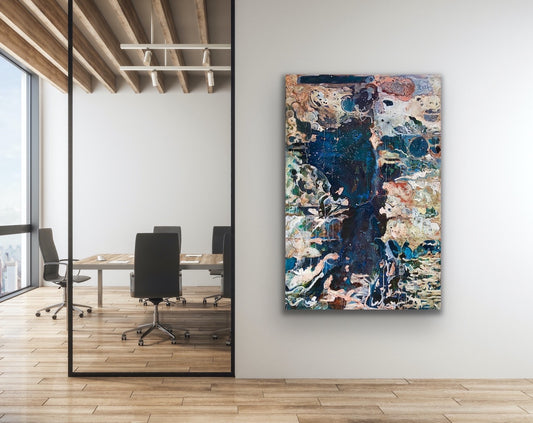 Alisa Beak, Abyss, Oil & Mixed Medium on Canvas