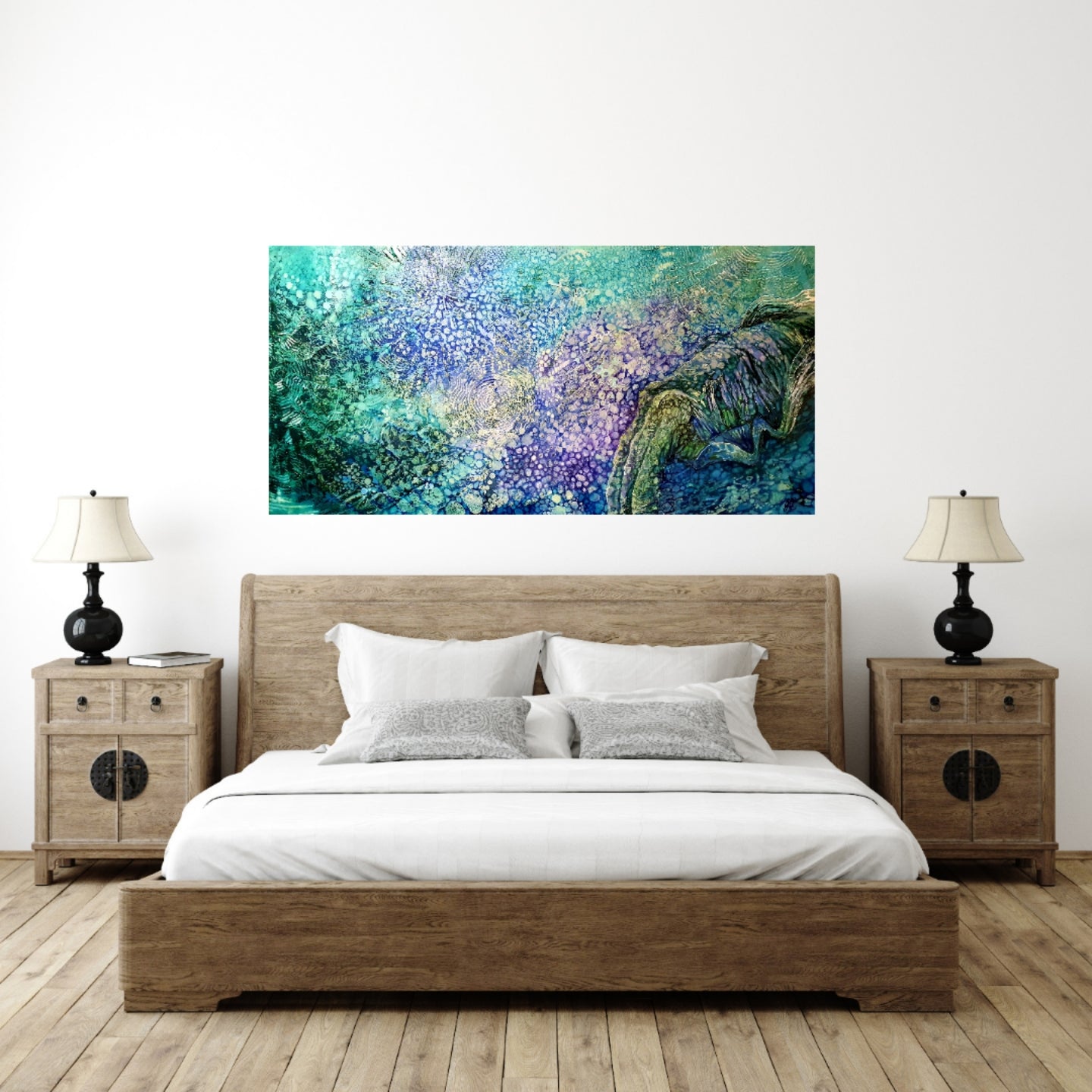 Jennifer Luck, Chameleon of the Sea, Oil on Canvas