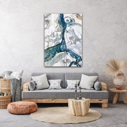 Alisa Beak, Horse, Oil & Mixed Medium on Canvas