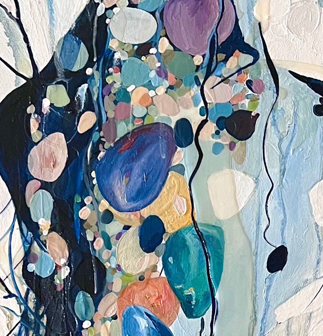 Alisa Beak, Immerse, Oil & Mixed Medium on Canvas