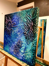 Load image into Gallery viewer, Jennifer Luck, Night Anemone, Oil on Canvas