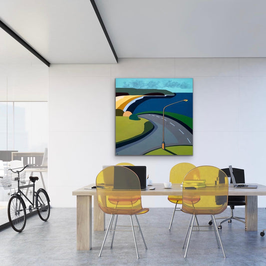 Vanessa Anderson, Tasman Drive, (Werri) Acrylic and Oil on Canvas