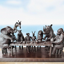 Load image into Gallery viewer, Gillie and Marc, Wild Tea Party, Bronze Sculpture #4/25