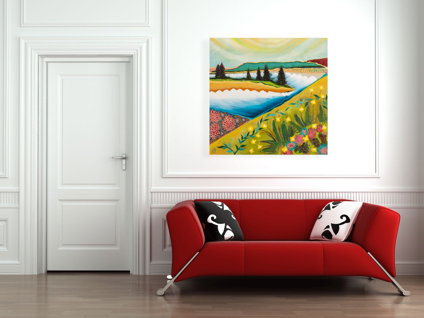 Vanessa Anderson, Wonderful Werri, Acrylic and Oil on Canvas