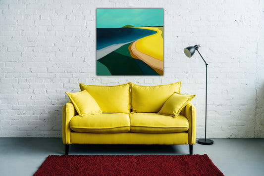 Vanessa Anderson, Seven Mile, Acrylic and Oil on Canvas