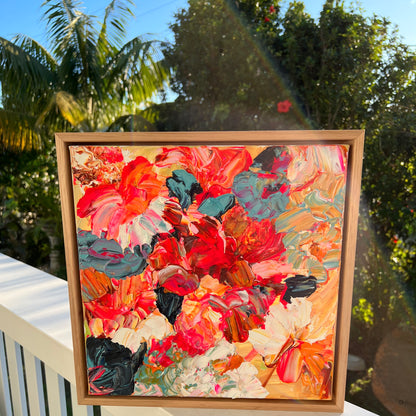 Kerry Bruce, Flora, Acrylic on Canvas