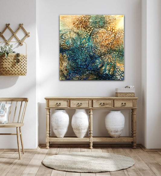 Jennifer Luck, Luna Rising, Oil on Canvas