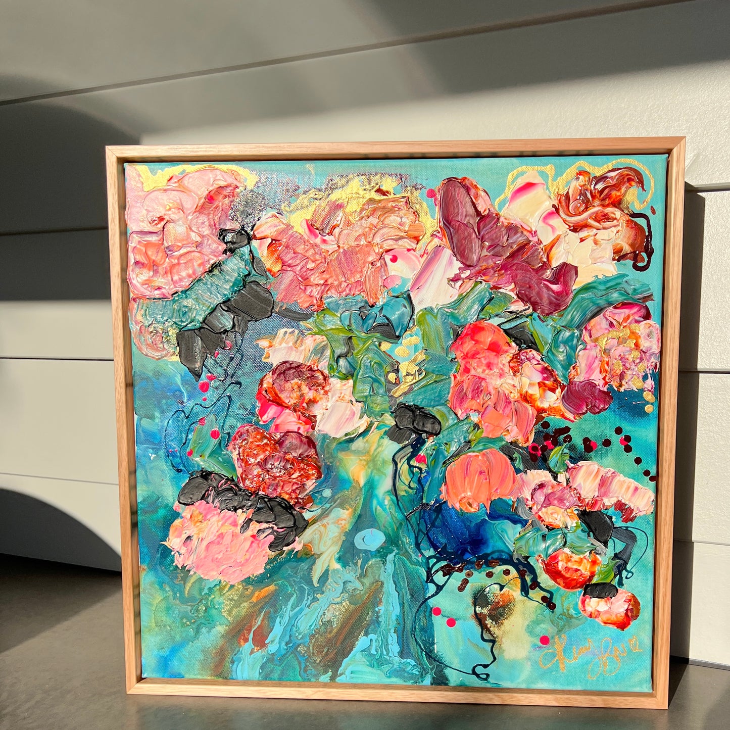 Kerry Bruce, Fluer, Acrylic on Canvas