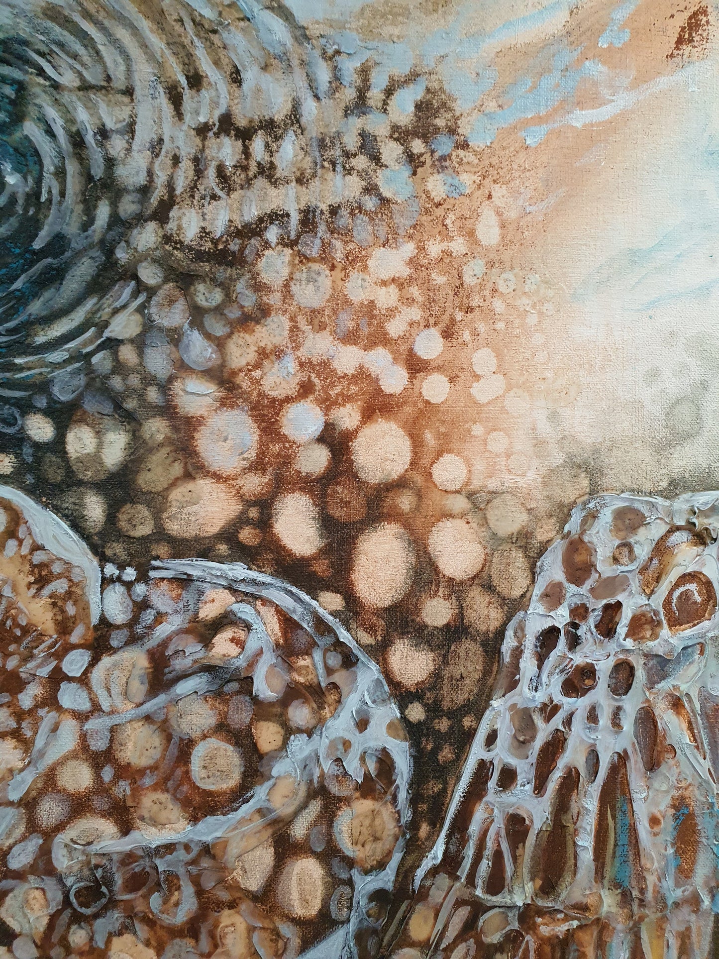 Jennifer Luck, Luna Rising, Oil on Canvas