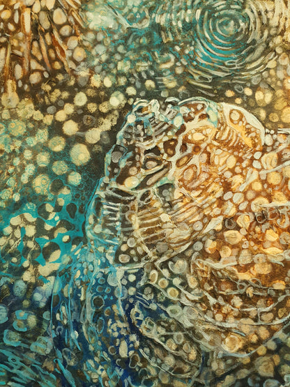 Jennifer Luck, Luna Rising, Oil on Canvas