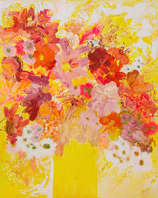 Kerry Bruce, Delicate Beauty, Acrylic on Canvas