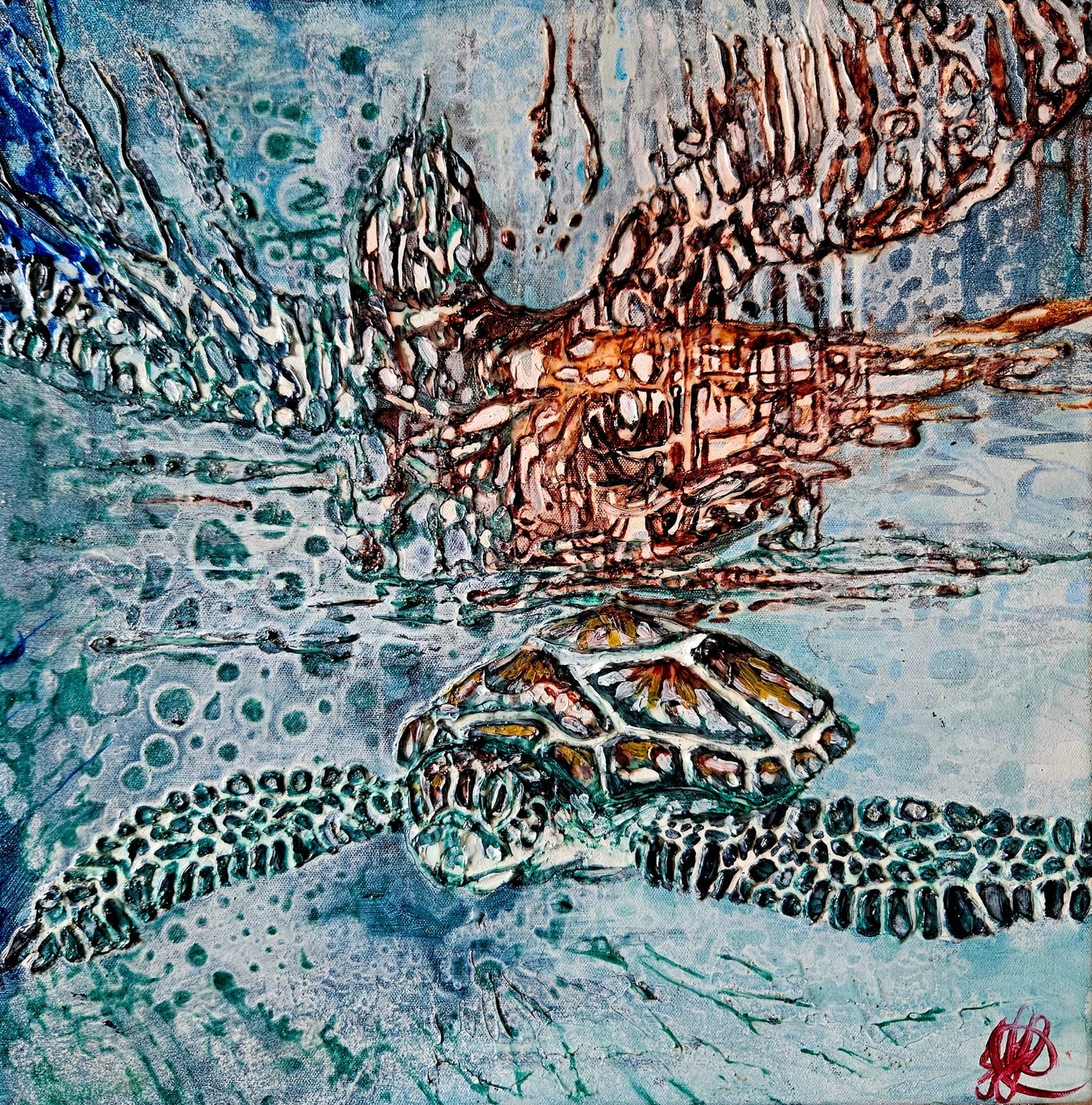 Jennifer Luck, Mirrored Waters, Oil on Canvas