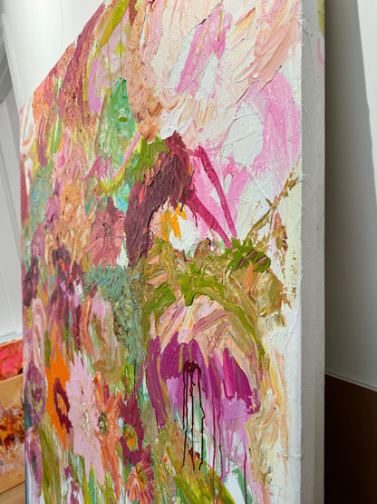 Kerry Bruce, Grandiflora, Acrylic on Canvas