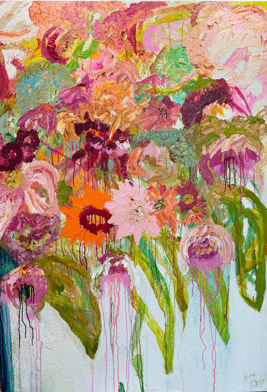 Kerry Bruce, Grandiflora, Acrylic on Canvas