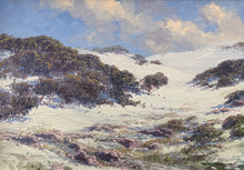 Load image into Gallery viewer, Snow capped hills at Mount Kosciuszko NSW
